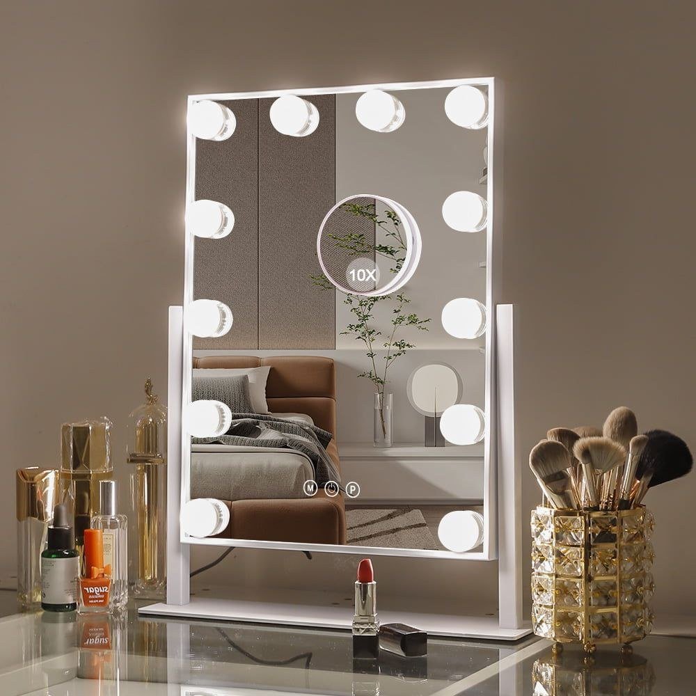 Espejo LED de tocador con luces
