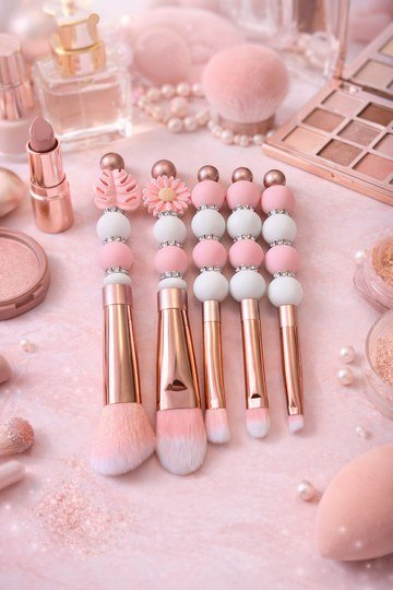 Set de brochas rosé